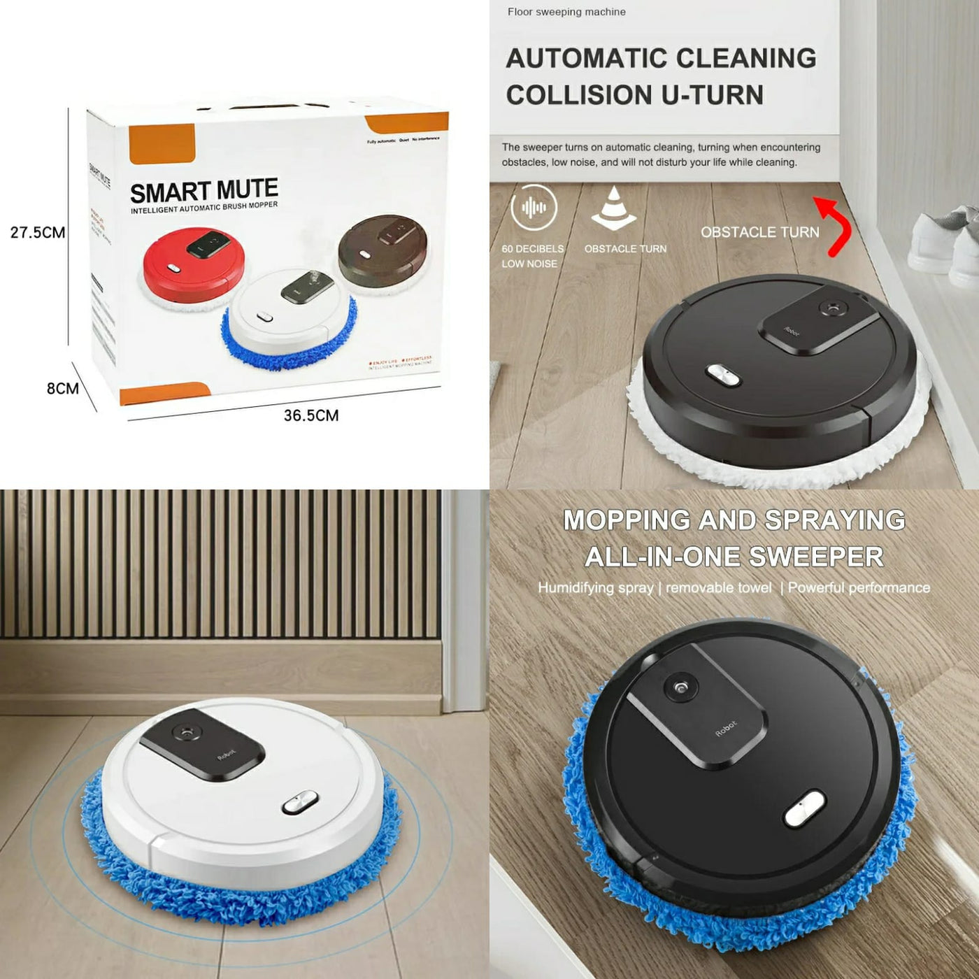 Smart Robot Vacuum Cleaner Multifunction Home Cleaning Sweeping Machine